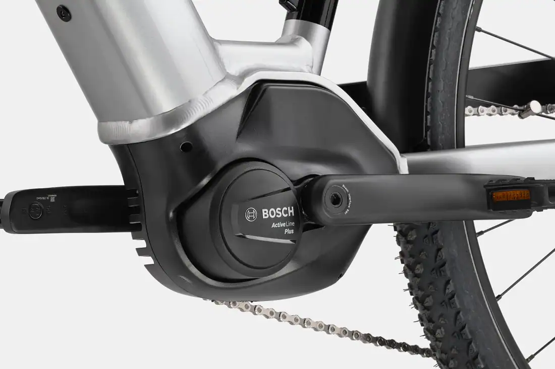 På dette bildet kan vi se Bosch Active line plus motor i detalj